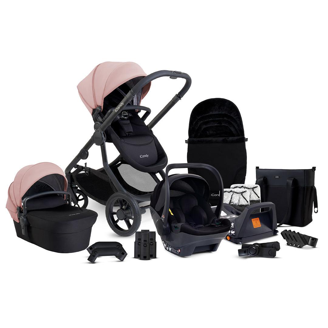 iCandy Orange 4 Travel System with iCandy Cocoon - Rose-Travel Systems- | Natural Baby Shower