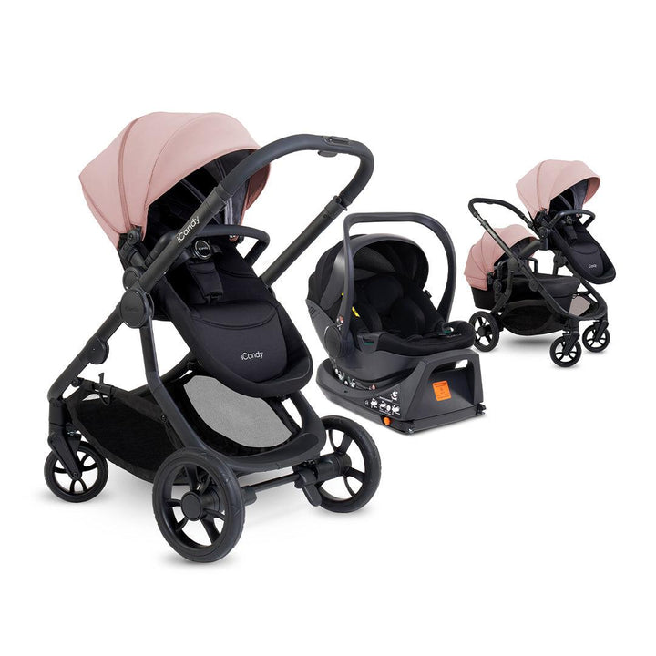 iCandy Orange 4 Travel System with iCandy Cocoon - Rose-Travel Systems- | Natural Baby Shower