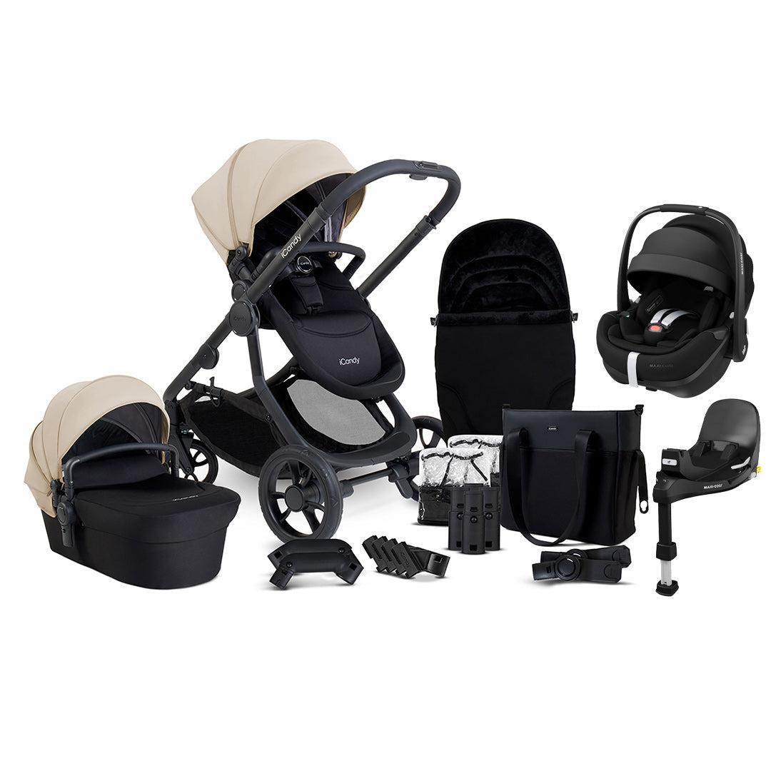 iCandy Orange 4 Travel System with Pebble 360 Pro 2 - Latte-Travel Systems- | Natural Baby Shower