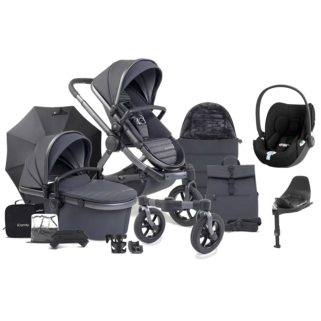 iCandy Peach 7 All Terrain Storm Complete Travel System with Cloud T-Travel Systems- | Natural Baby Shower