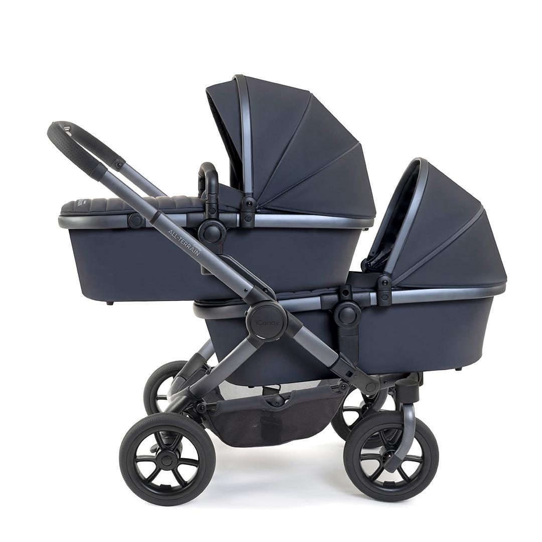 iCandy Peach 7 All Terrain Storm Twin Pushchair-Strollers- | Natural Baby Shower