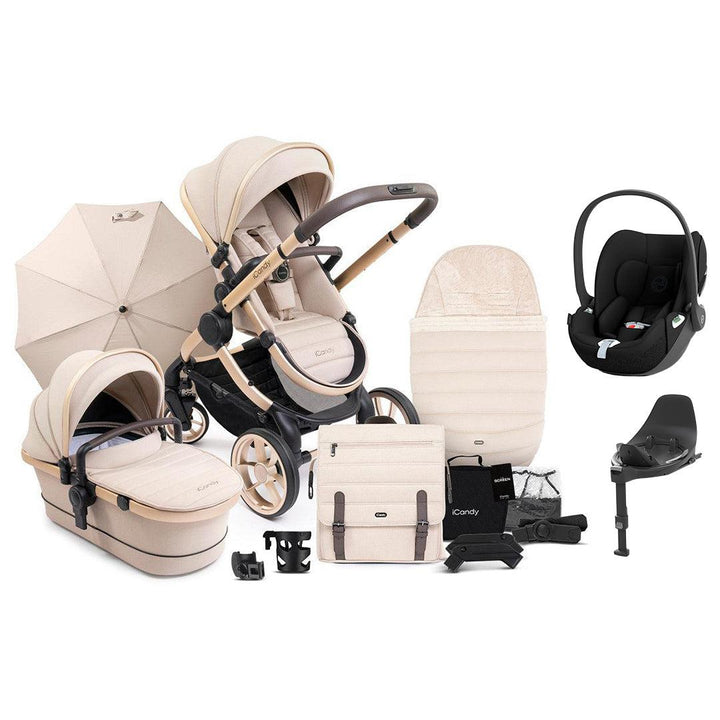 iCandy Peach 7 Complete Travel System with Cloud T - Biscotti-Travel Systems- | Natural Baby Shower