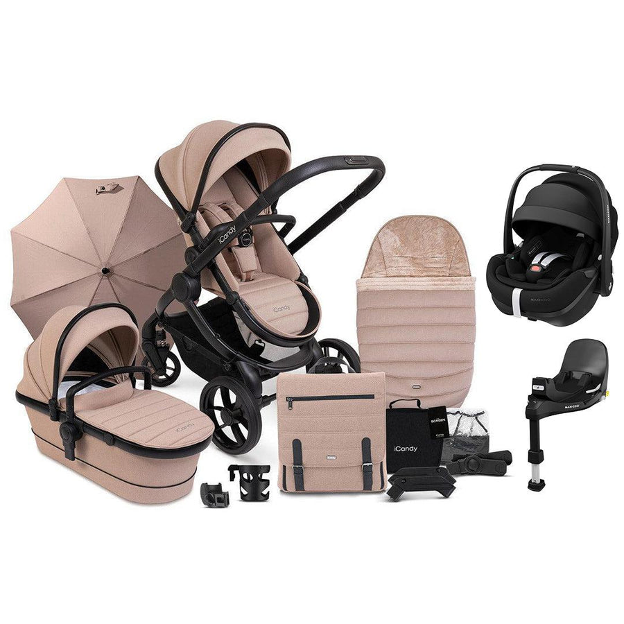 iCandy Peach 7 Complete Travel System with Pebble 360 Pro 2 - Cookie-Travel Systems- | Natural Baby Shower