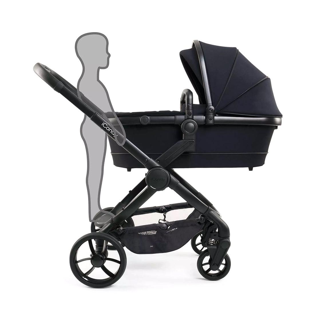 iCandy Peach 7 Complete Travel System with Cloud T - Black-Travel Systems- | Natural Baby Shower