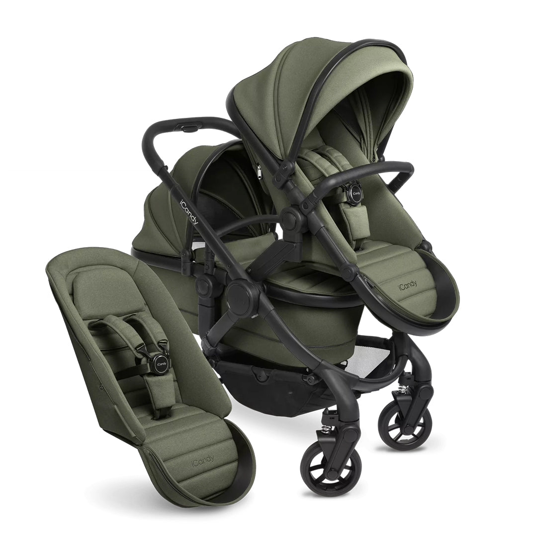 iCandy Peach 7 Double Pushchair - Ivy-Strollers- | Natural Baby Shower