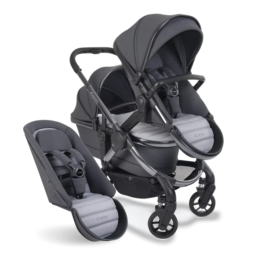 iCandy Peach 7 Double Pushchair - Truffle-Strollers- | Natural Baby Shower