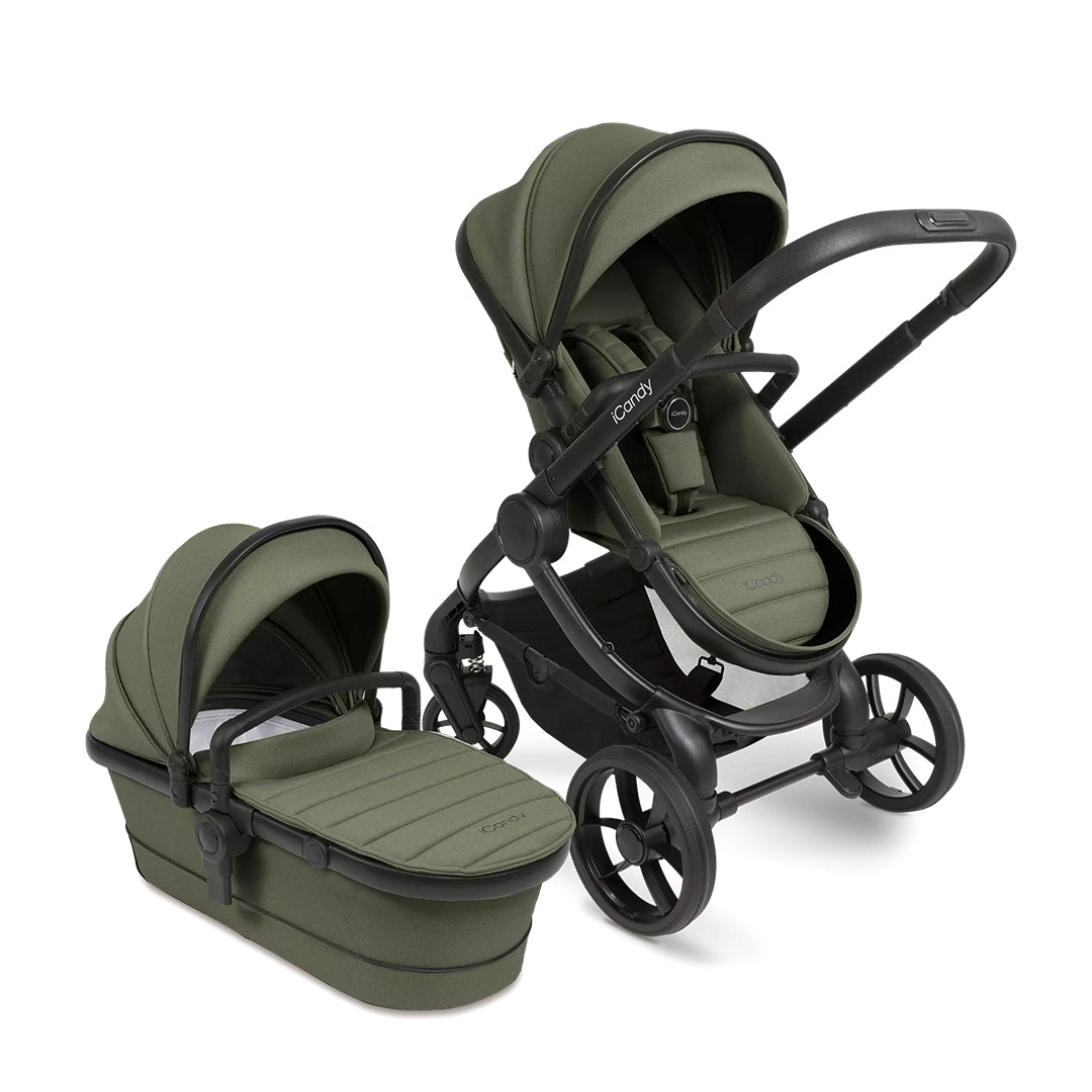 iCandy Peach 7 Pushchair & Carrycot - Ivy-Strollers-Ivy- | Natural Baby Shower