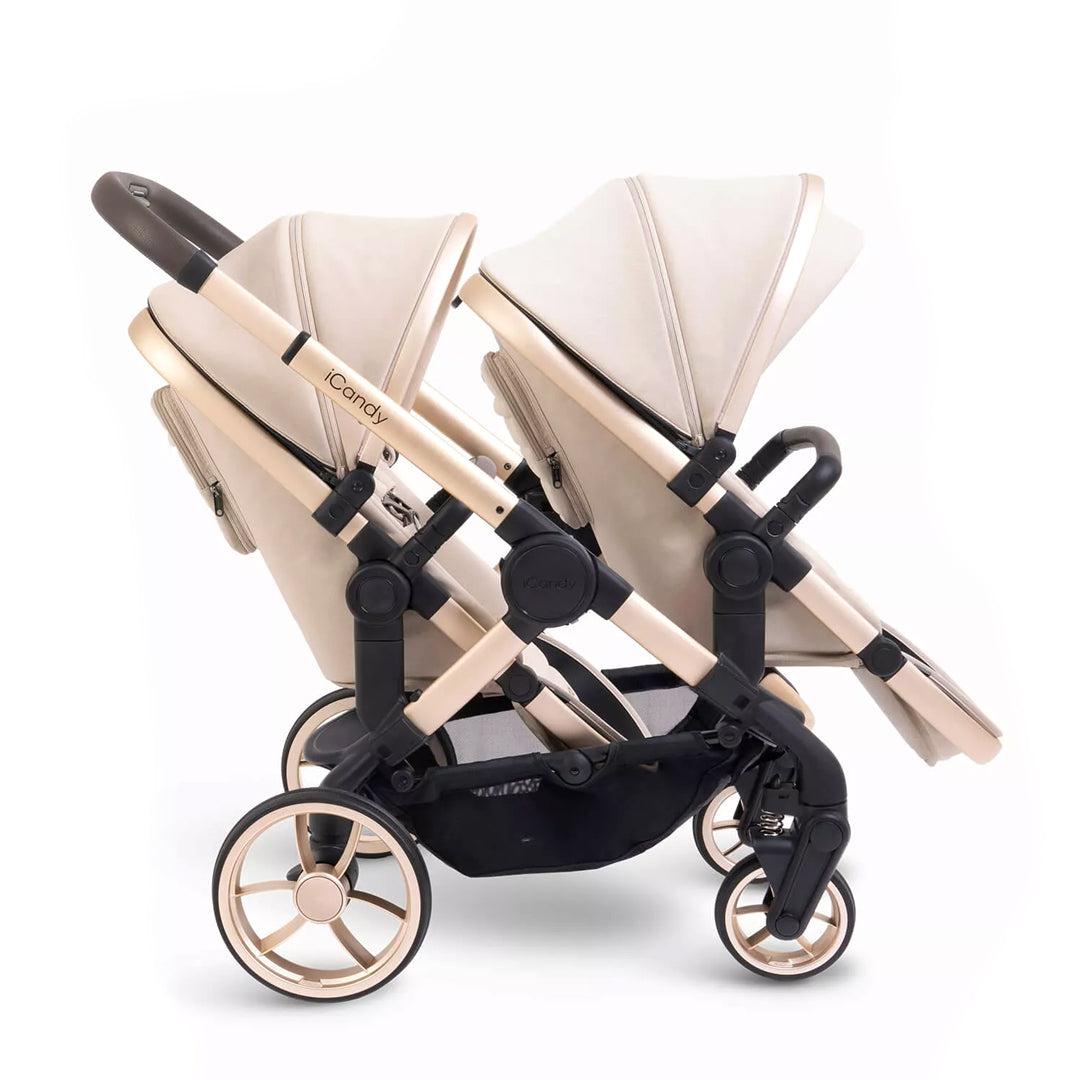 iCandy Peach 7 Twin Pushchair - Biscotti-Strollers- | Natural Baby Shower