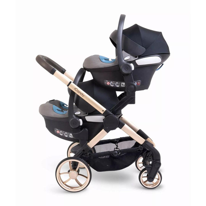 iCandy Peach 7 Twin Pushchair - Biscotti-Strollers- | Natural Baby Shower