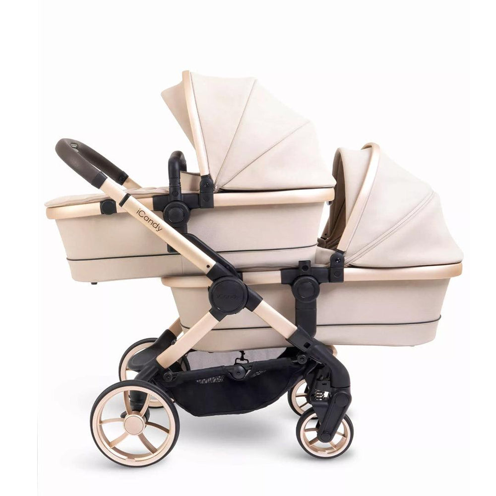 iCandy Peach 7 Twin Pushchair - Biscotti-Strollers- | Natural Baby Shower