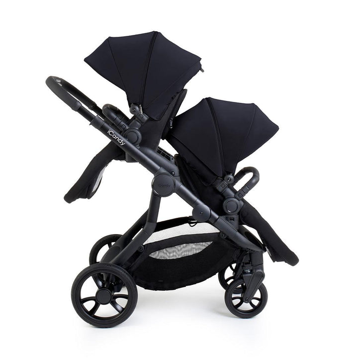 iCandy Orange 4 Twin Pushchair Bundle - Black-Strollers- | Natural Baby Shower