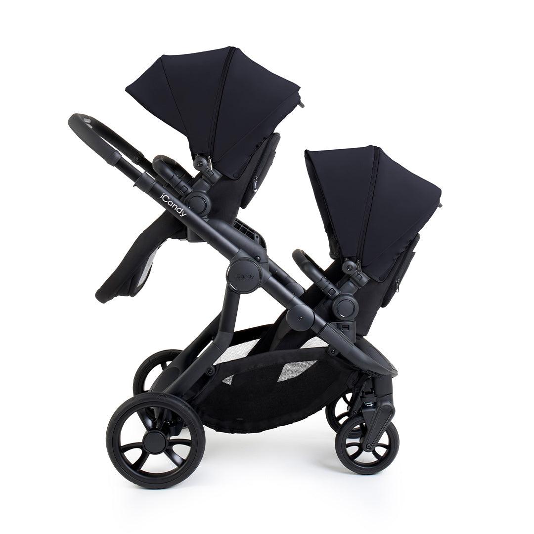 iCandy Orange 4 Twin Pushchair Bundle - Black-Strollers- | Natural Baby Shower