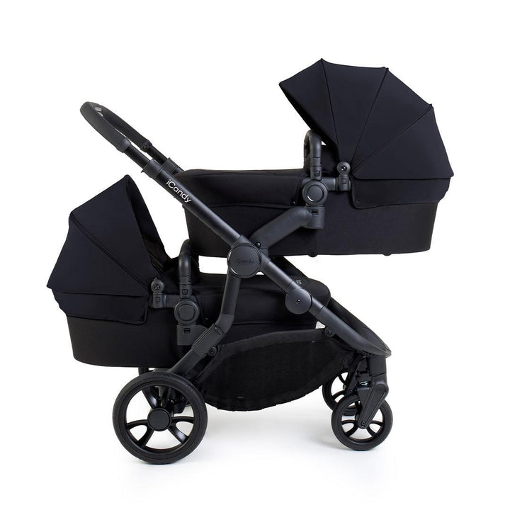 iCandy Orange 4 Twin Pushchair Bundle - Black-Strollers- | Natural Baby Shower