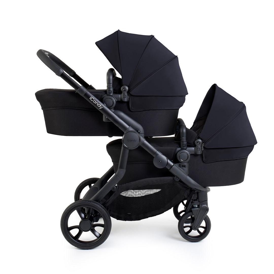 iCandy Orange 4 Twin Pushchair Bundle - Black-Strollers- | Natural Baby Shower