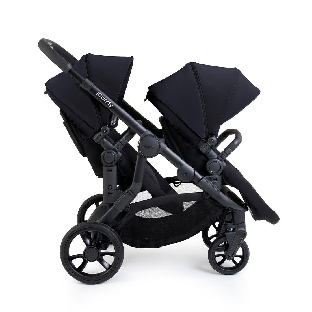 iCandy Orange 4 Twin Pushchair Bundle - Black-Strollers- | Natural Baby Shower