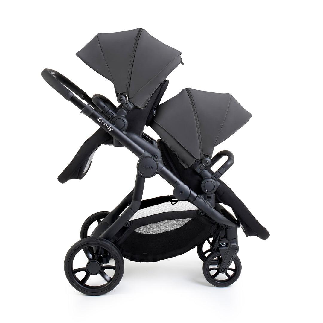 iCandy Orange 4 Twin Pushchair Bundle - Fossil-Strollers- | Natural Baby Shower