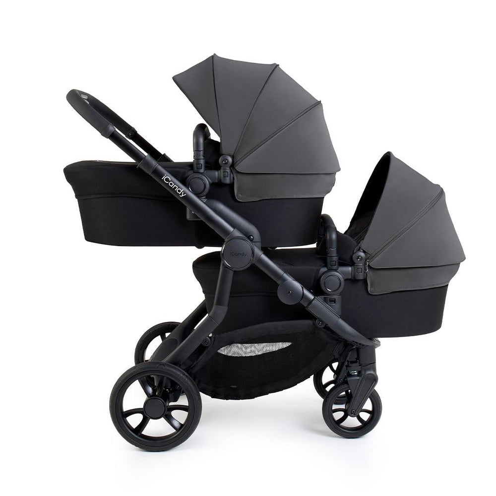 iCandy Orange 4 Twin Pushchair Bundle - Fossil-Strollers- | Natural Baby Shower