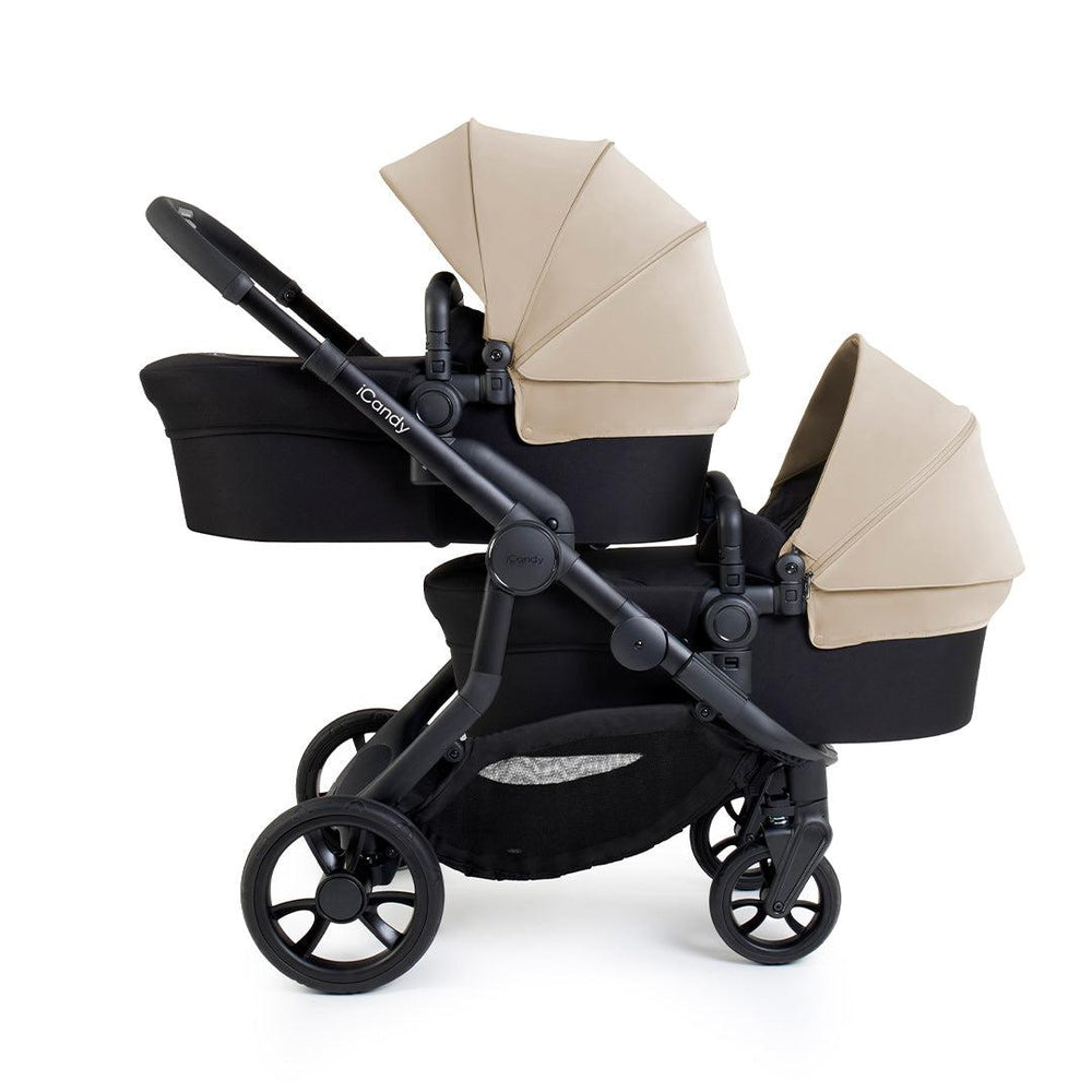 iCandy Orange 4 Twin Pushchair Bundle - Latte-Strollers- | Natural Baby Shower