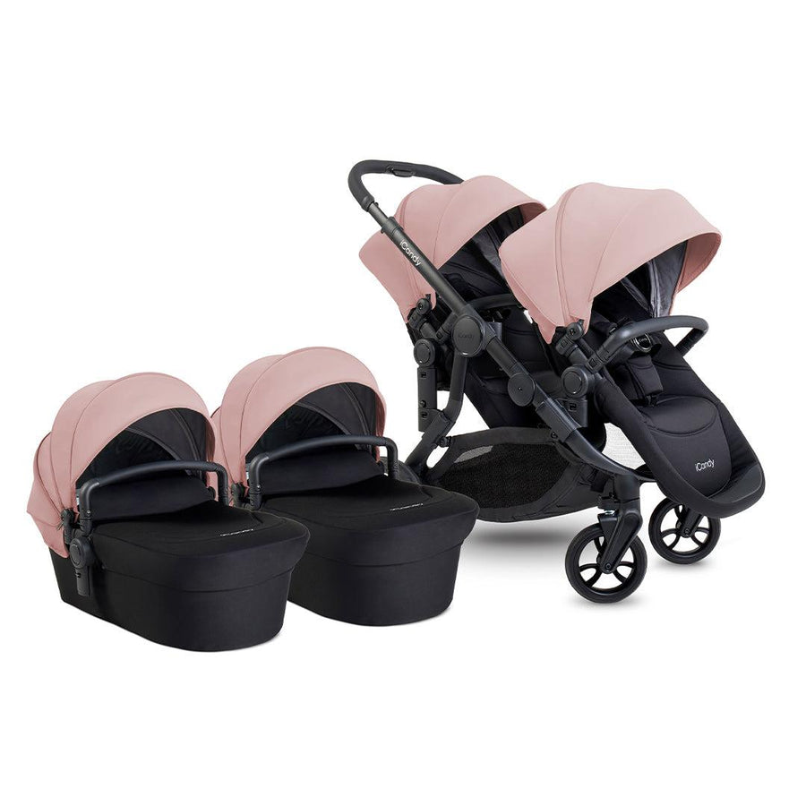 iCandy Orange 4 Twin Pushchair Bundle - Rose-Strollers- | Natural Baby Shower