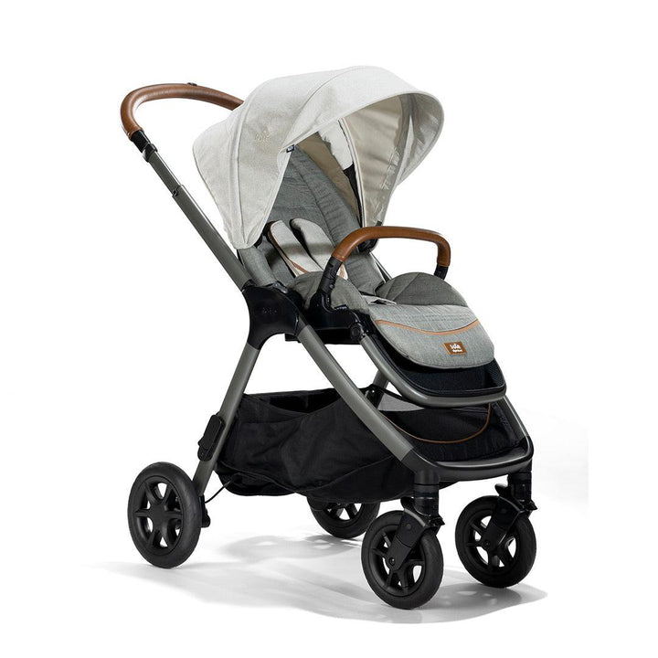 Joie Finiti Flex Grow Ready Travel System - Oyster-Travel Systems-Oyster-Encore Base | Natural Baby Shower