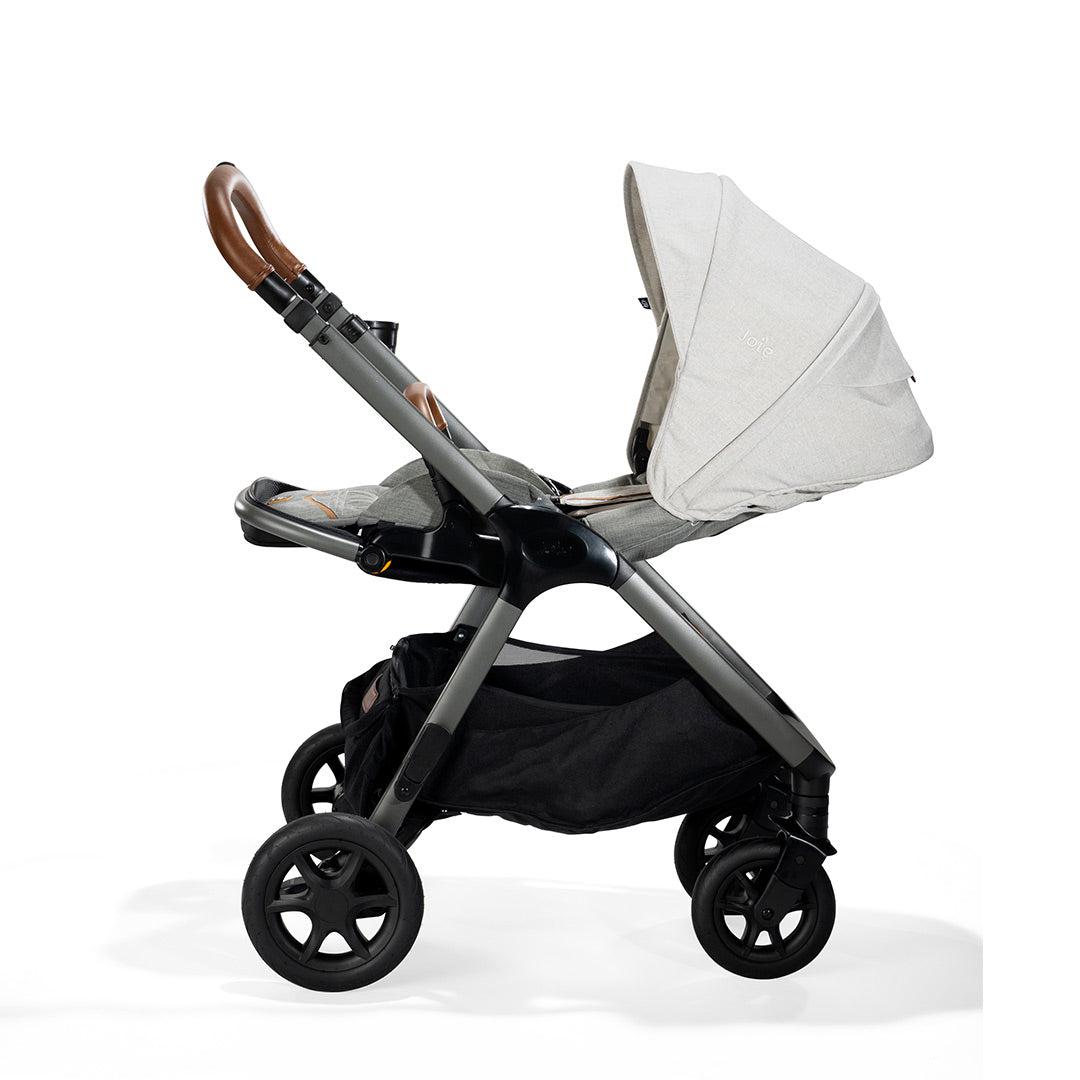 Joie Finiti Flex Grow Ready Travel System - Oyster-Travel Systems-Oyster-Encore Base | Natural Baby Shower