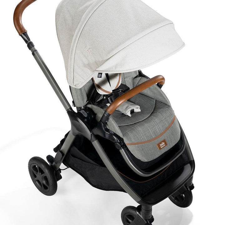 Joie Finiti Flex Grow Ready Travel System - Oyster-Travel Systems-Oyster-Encore Base | Natural Baby Shower