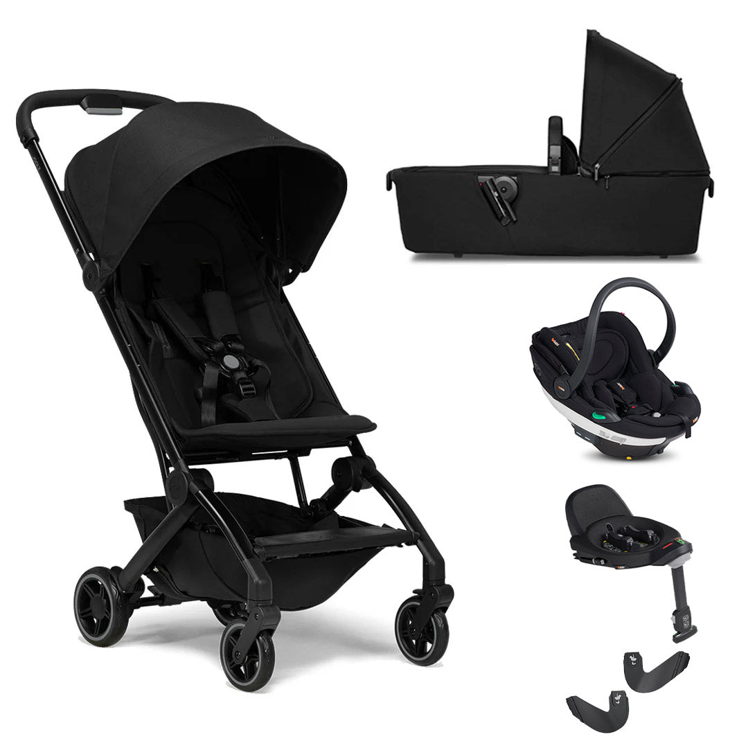 Joolz Aer+ Pushchair + BeSafe Go Beyond Travel System-Travel Systems-Space Black-With Carrycot | Natural Baby Shower