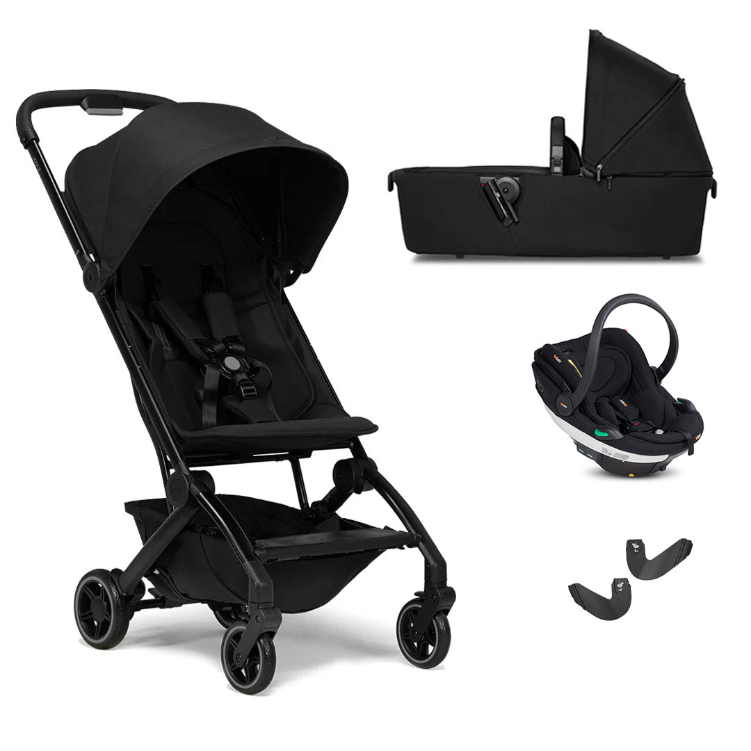 Joolz Aer+ Pushchair + BeSafe Go Beyond Travel System-Travel Systems-Space Black-With Carrycot | Natural Baby Shower