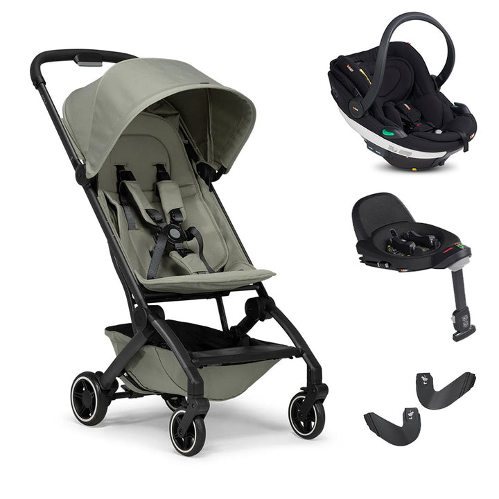 Joolz Aer+ Pushchair + BeSafe Go Beyond Travel System-Travel Systems-Sage Green-No Carrycot | Natural Baby Shower