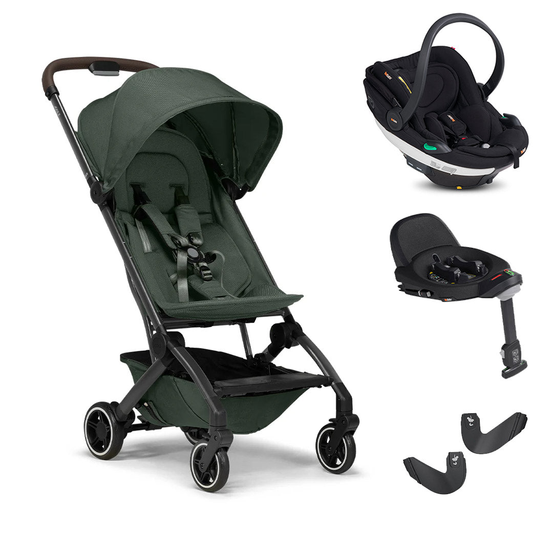 Joolz Aer+ Pushchair + BeSafe Go Beyond Travel System-Travel Systems-Forest Green-No Carrycot | Natural Baby Shower