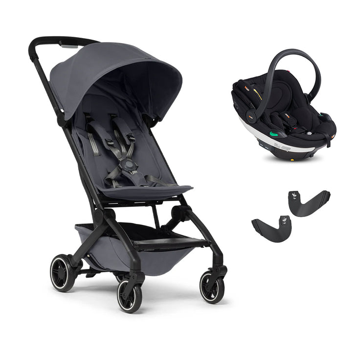 Joolz Aer+ Pushchair + BeSafe Go Beyond Travel System-Travel Systems-Stone Grey-No Carrycot | Natural Baby Shower