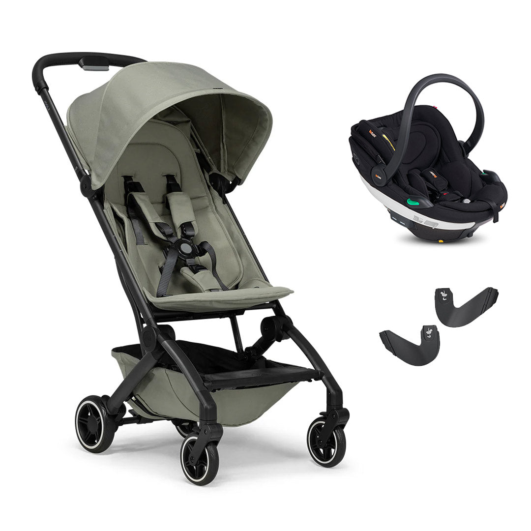 Joolz Aer+ Pushchair + BeSafe Go Beyond Travel System-Travel Systems-Sage Green-No Carrycot | Natural Baby Shower