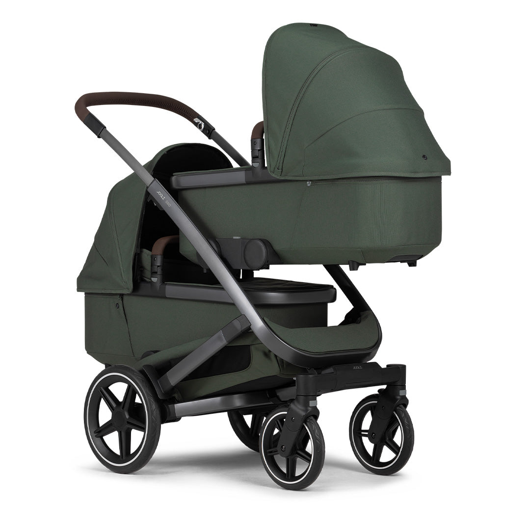 Joolz Geo3 Complete Twin Pushchair - Forest Green - 2024