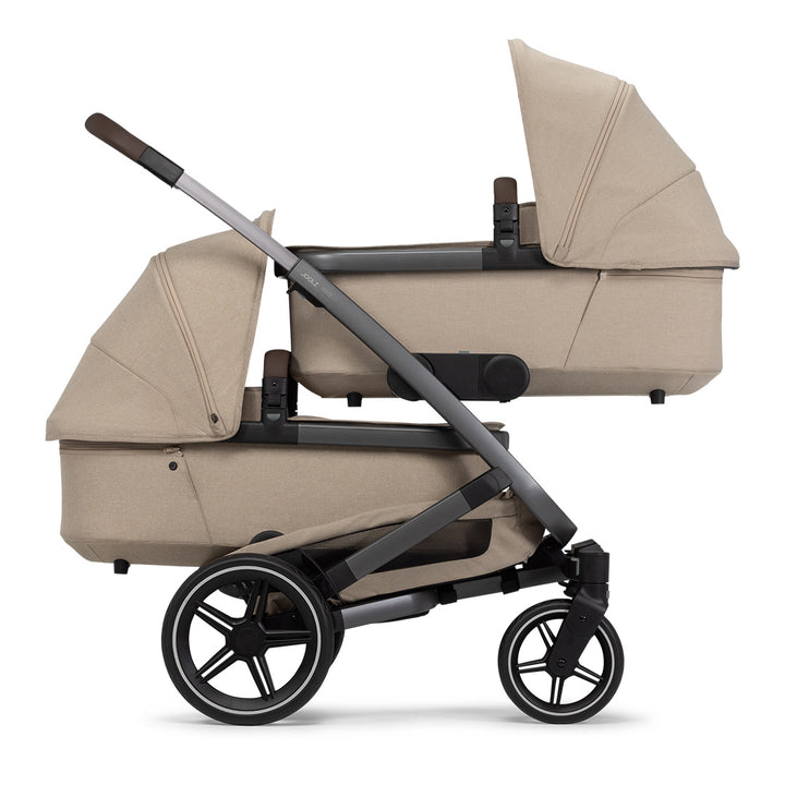 Joolz Geo3 Complete Twin Pushchair - Sandy Taupe - 2024