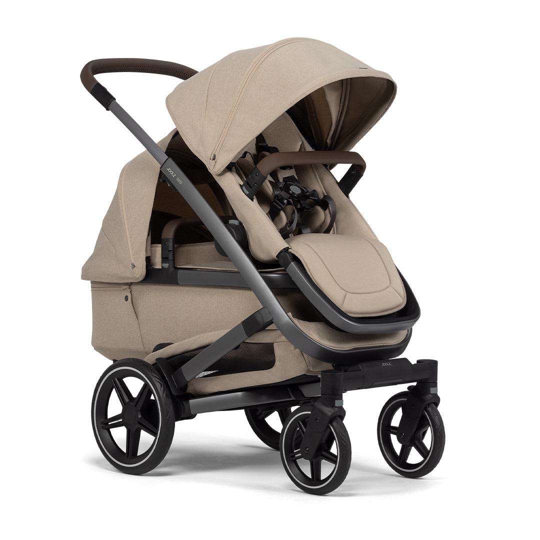 Joolz Geo3 Complete Pushchair - Duo - Sandy Taupe - 2024-Strollers-Sandy Taupe- | Natural Baby Shower