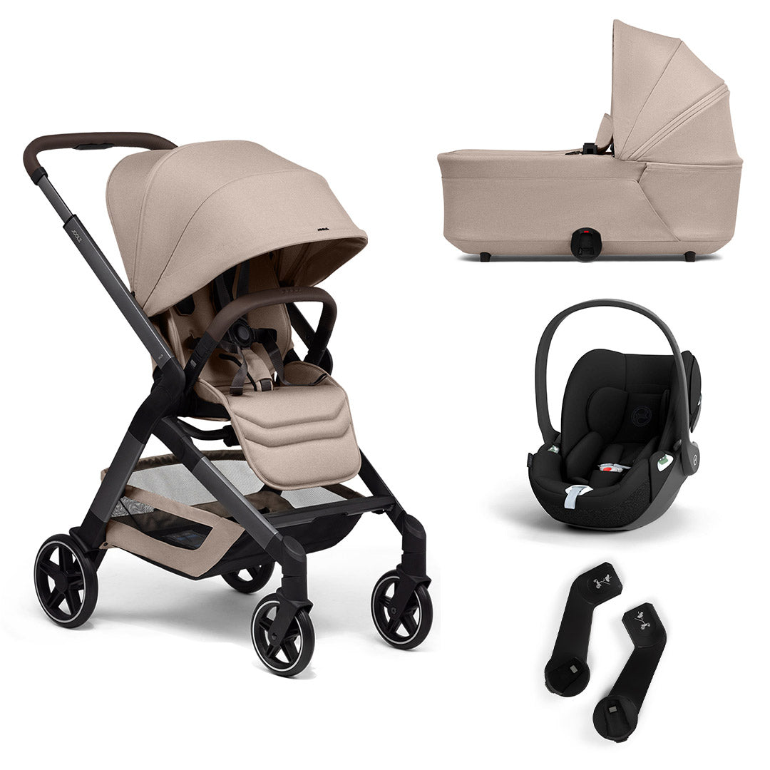 Joolz Hub2 Cloud T Travel System - Sandy Taupe-Travel Systems-No Base- | Natural Baby Shower