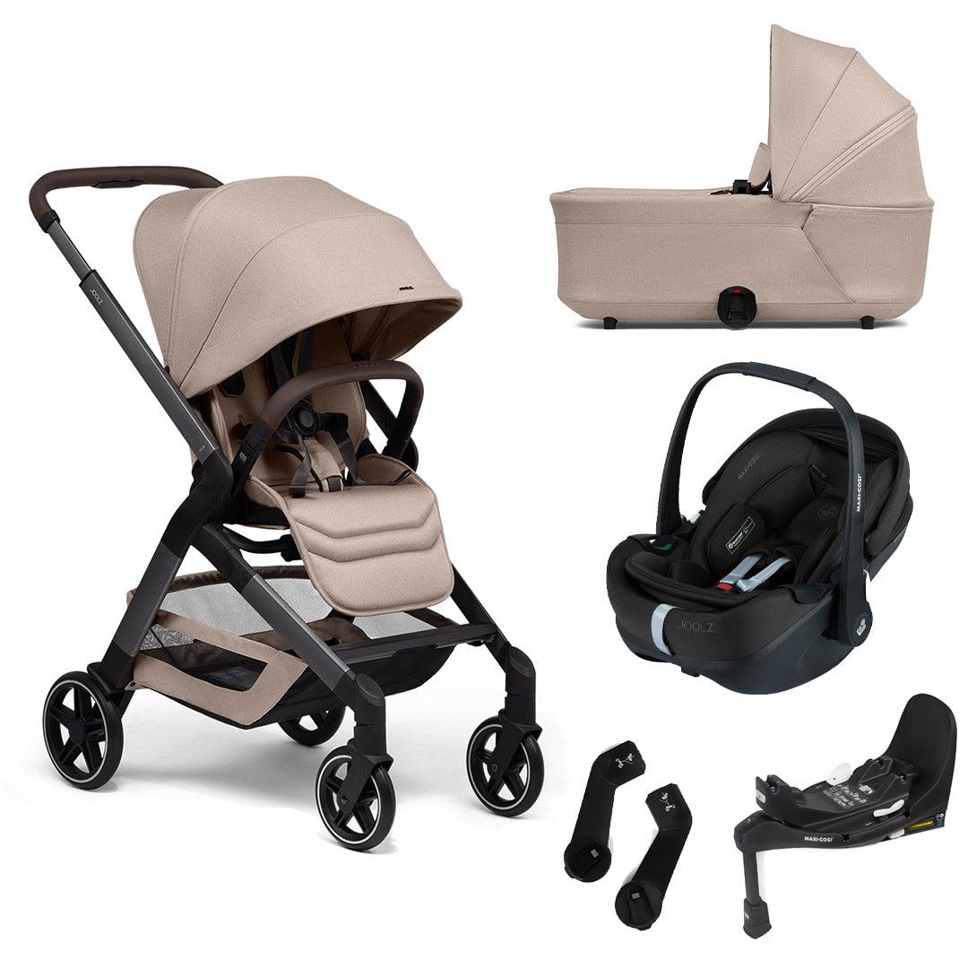 Joolz Hub2 Joolz x Maxi-Cosi Pebble 360 Pro 2 Travel System - Sandy Taupe-Travel Systems- | Natural Baby Shower