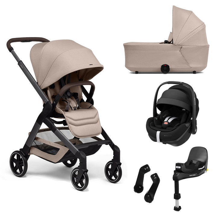 Joolz Hub2 Pebble 360 Pro 2 Travel System - Sandy Taupe-Travel Systems-No Base- | Natural Baby Shower