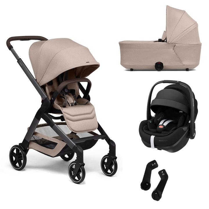 Joolz Hub2 Pebble 360 Pro 2 Travel System - Sandy Taupe-Travel Systems-No Base- | Natural Baby Shower