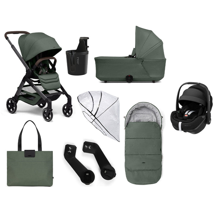 Joolz Hub2 Ultimate Pebble 360 Pro 2 Travel System - Forest Green-Travel Systems-No Base- | Natural Baby Shower