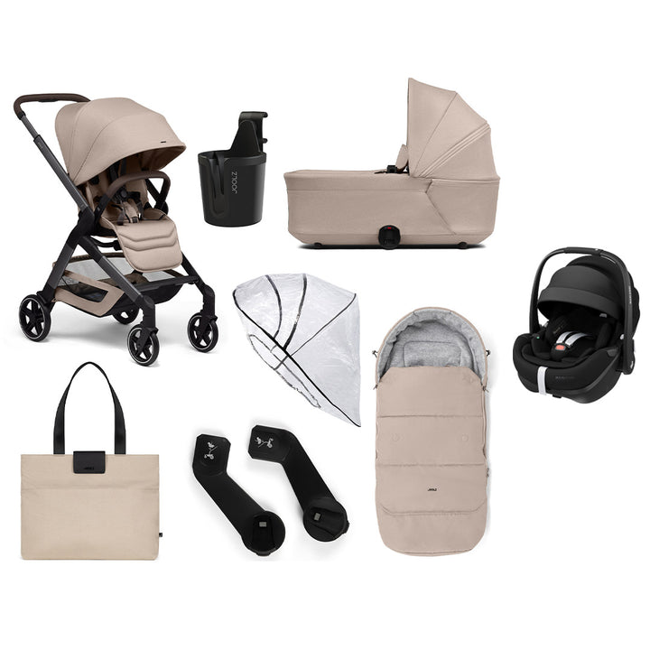 Joolz Hub2 Ultimate Pebble 360 Pro 2 Travel System - Sandy Taupe-Travel Systems-No Base- | Natural Baby Shower