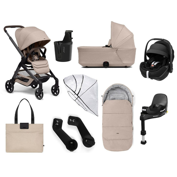 Joolz Hub2 Ultimate Pebble 360 Pro 2 Travel System - Sandy Taupe-Travel Systems-No Base- | Natural Baby Shower