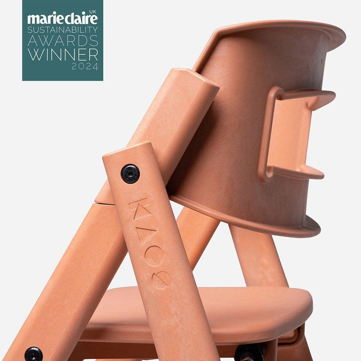 KAOS Klapp Highchair - Terracotta-Highchairs-Terracotta- | Natural Baby Shower