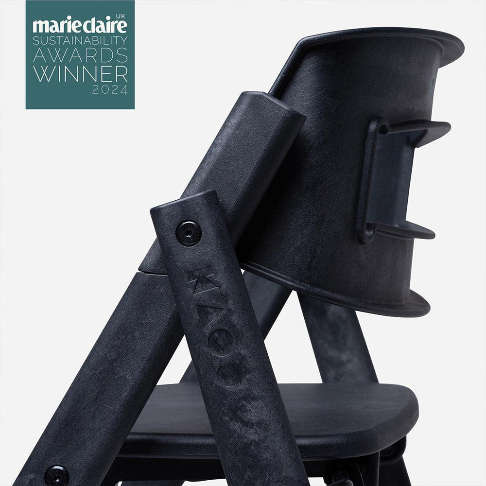 KAOS Klapp Highchair - Charcoal Black-Highchairs-Charcoal Black- | Natural Baby Shower