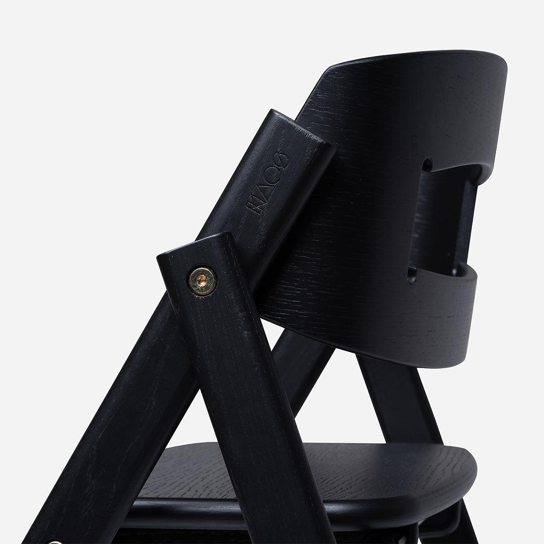 KAOS Klapp Highchair - Black-Highchairs-Black- | Natural Baby Shower