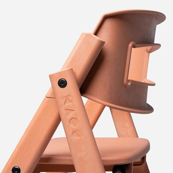 KAOS Klapp Highchair - Terracotta-Highchairs-Terracotta- | Natural Baby Shower