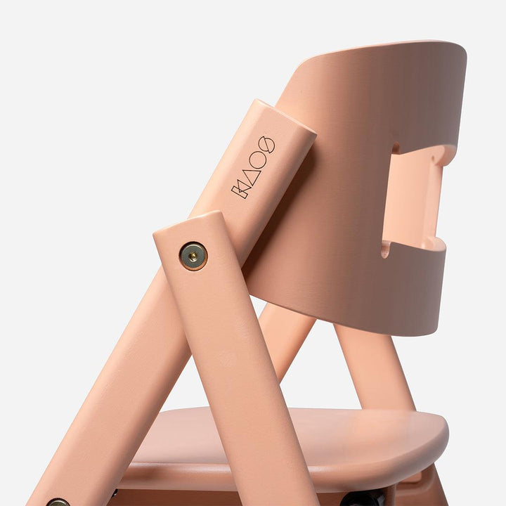 KAOS Klapp Highchair - Pale Coral-Highchairs-Pale Coral- | Natural Baby Shower