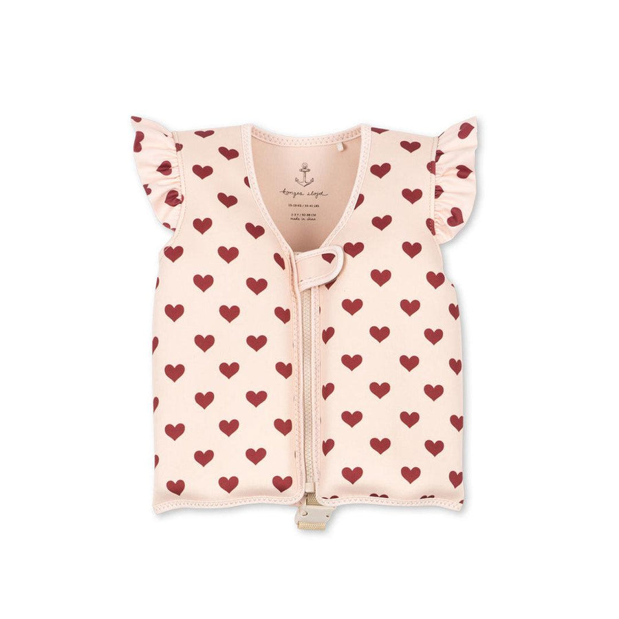 Konges Slojd Avery Float Vest - Amour Rouge-Swim Vests-Amour Rouge-1-2y | Natural Baby Shower