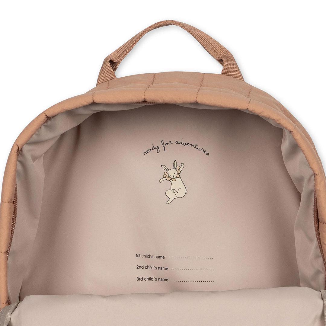 Konges Slojd Juno Quilted Midi Backpack - Tuscany-Changing Bags-Tuscany- | Natural Baby Shower