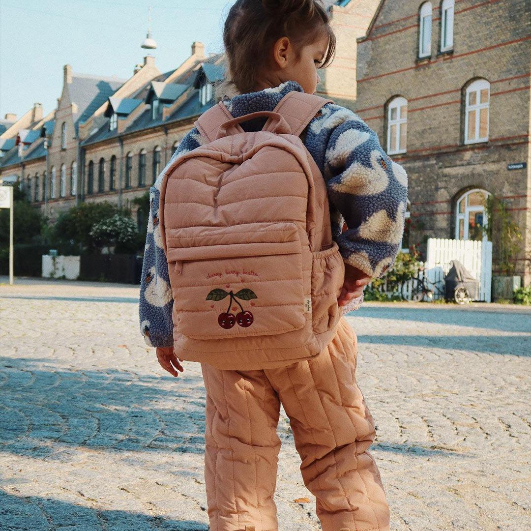 Konges Slojd Juno Quilted Midi Backpack - Tuscany-Changing Bags-Tuscany- | Natural Baby Shower